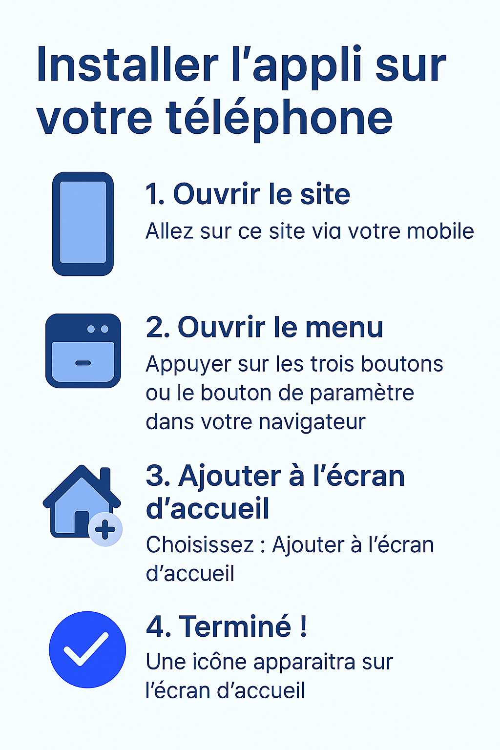 Guide d'installation de l'application